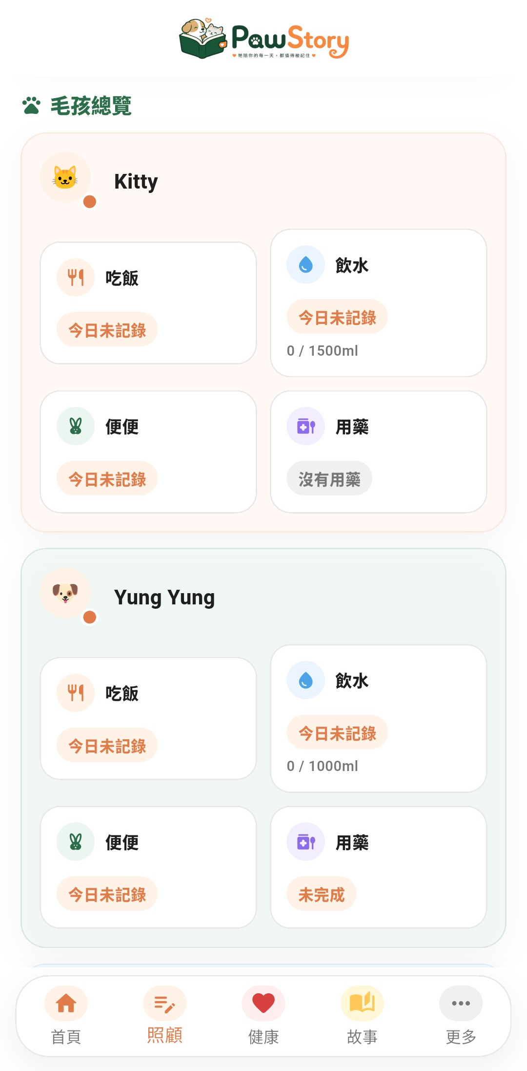 毛孩总览